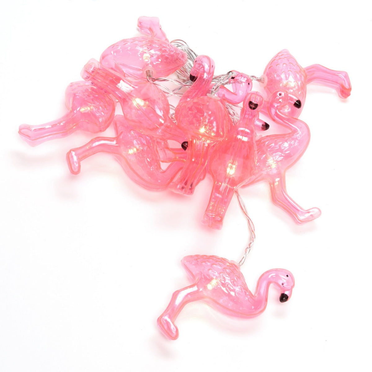 10 Rosa Flamingos Ljusslinga Inomhus
