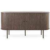 Slide Sideboard Brunlackad Ek, 150 cm