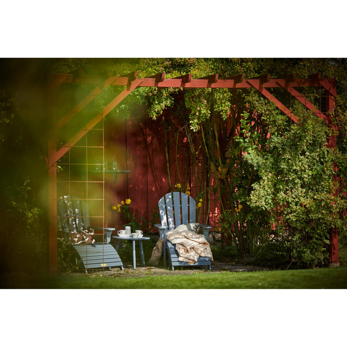 Tennessee Däckstol Stålgrå