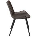 Hype Stol Vintage Grey Art.Leather, Black