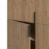 Edinburgh (100 x 128 x 40 cm) Sideboard Naturlig ek svart