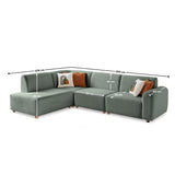 Zin Divansoffa Sea Green, Vänster