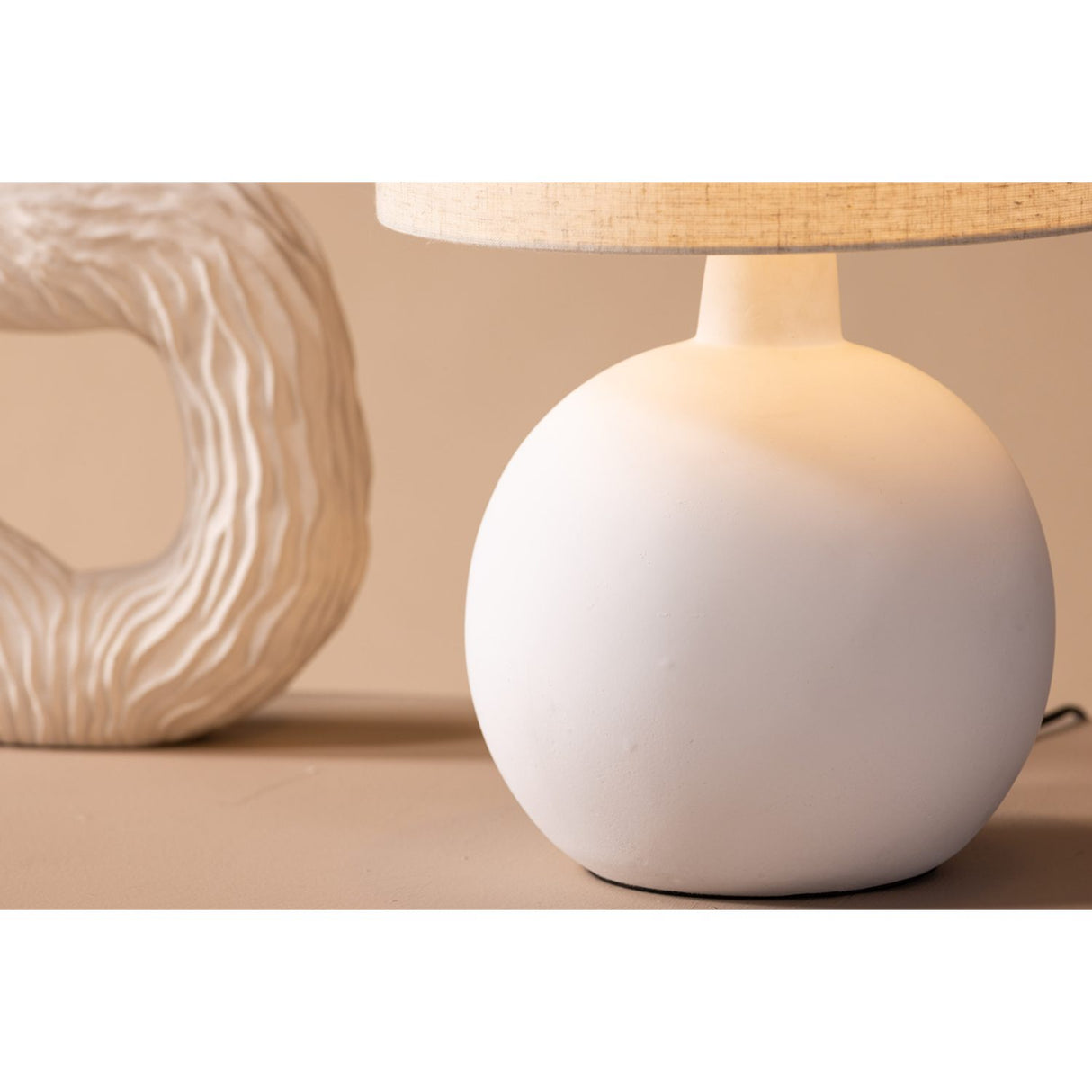 Torcello Bordslampa Beige