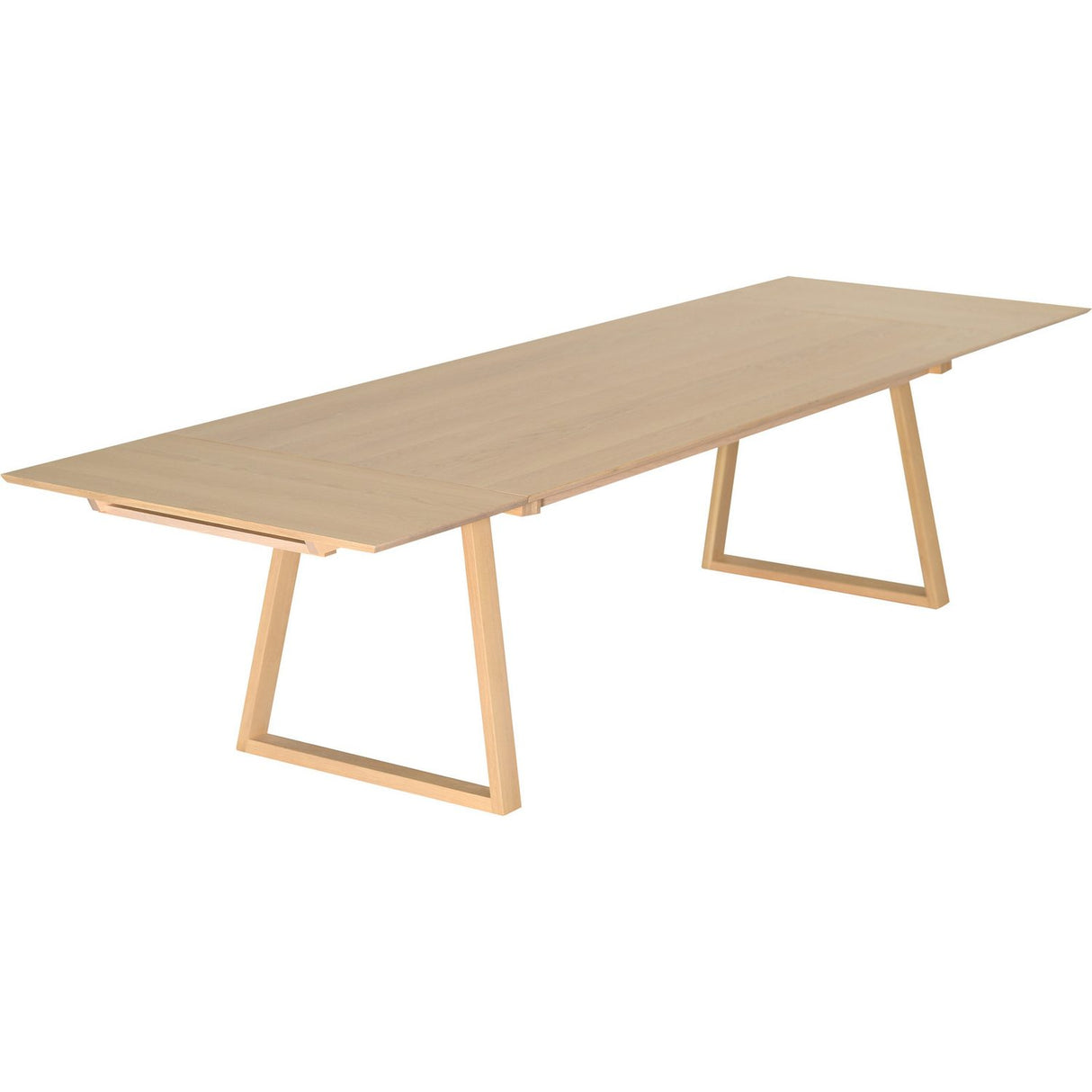 Tanum 220+50+50 cm Matbord Vitpigmenterad Ek