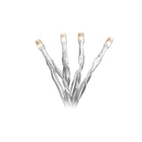 B/O LED Timer 6h Ljusslinga Inomhus 50 Lampor (7.35m), Varmvit/Transparent Kabel