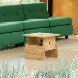Wood Box 40 × 40 × 35 cm Soffbord oljad ek