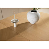 Strada Rektangulärt matbord Vitlasyr, MDF, ⌀120