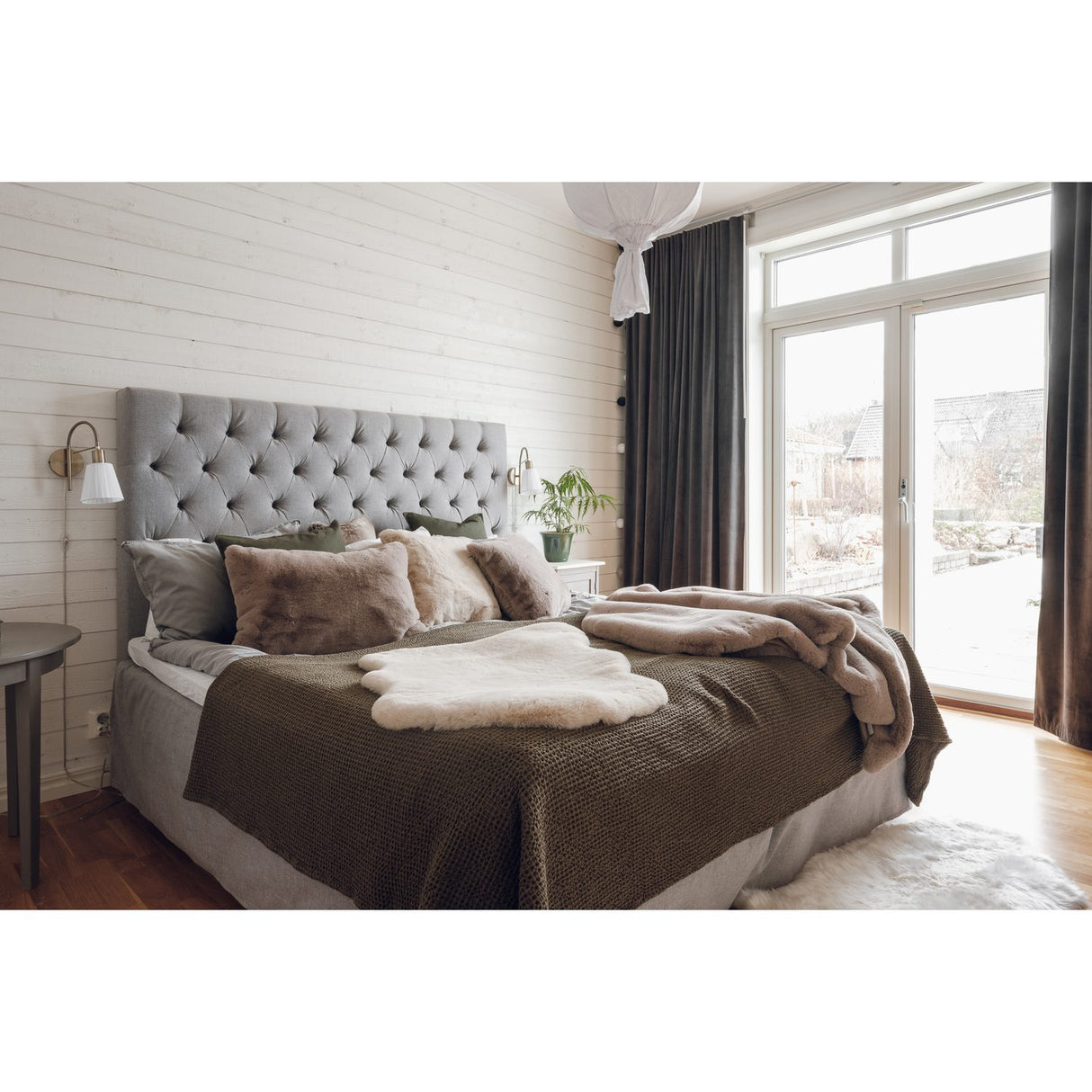 Fluffy Fäll Beige