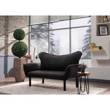 Chatto (150 x 70 x 75 cm) Svart 2-sits bäddsoffa