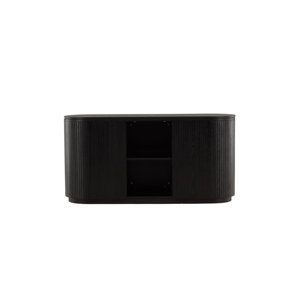 Fjällbacka TV-bänk Black, 48 x 80 x 160