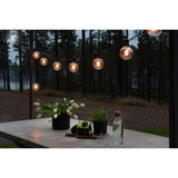 Tilläggsslinga för 2394, 10 Amber LED Ljusslinga Ute