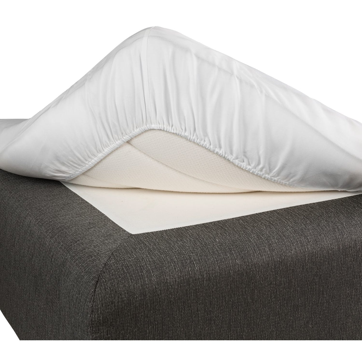 Satin Dra-på-lakan 90 x 200 cm