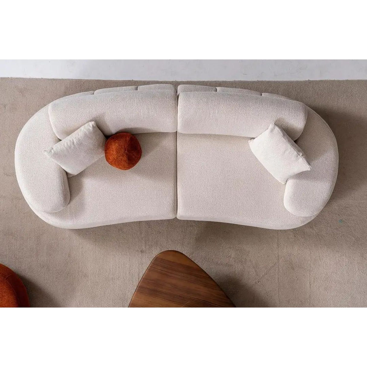 Visca 3-sits soffa Creme