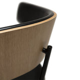 Crib Stol Vintage Black, Oak