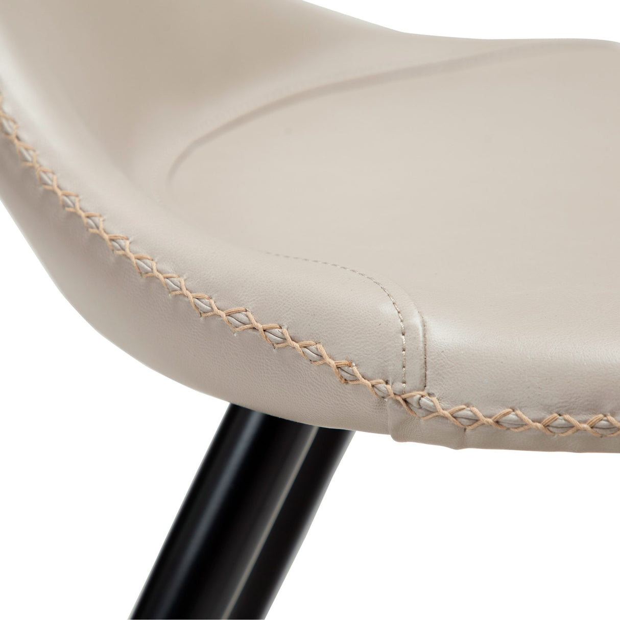 Flair Stol Cashmere Art.Leather, Black