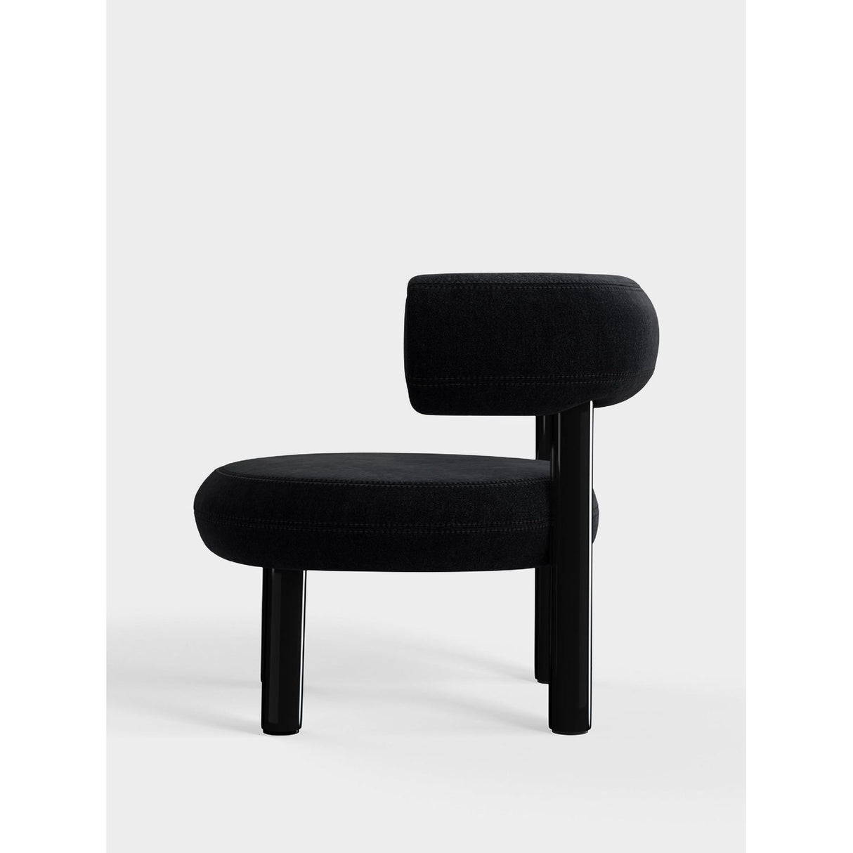 Fat Loungestol Gentle Black BLS