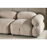 Mika 2-sitssoffa Beige, Silver