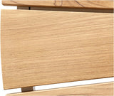 Ellen Matbord 150 cm Rund Teak/Vit