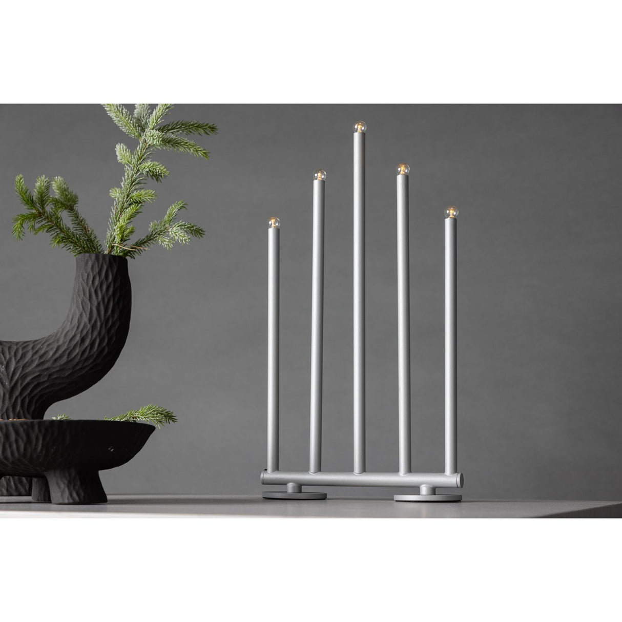 Björnfjället Bordslampa Silver