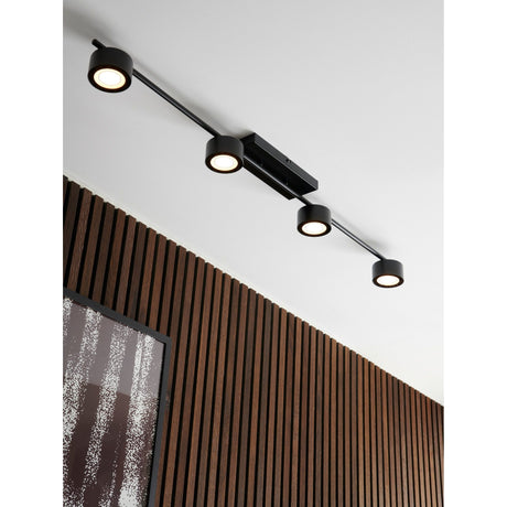 Clyde 4-Spot Svart Spotlight