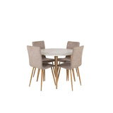 Plaza, Windu Rund matgrupp Natur, Natur, vit, ⌀100