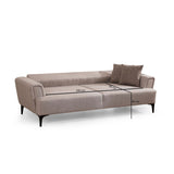 Jakarta (230 x 95 x 77 cm) 3-sits bäddsoffa Beige