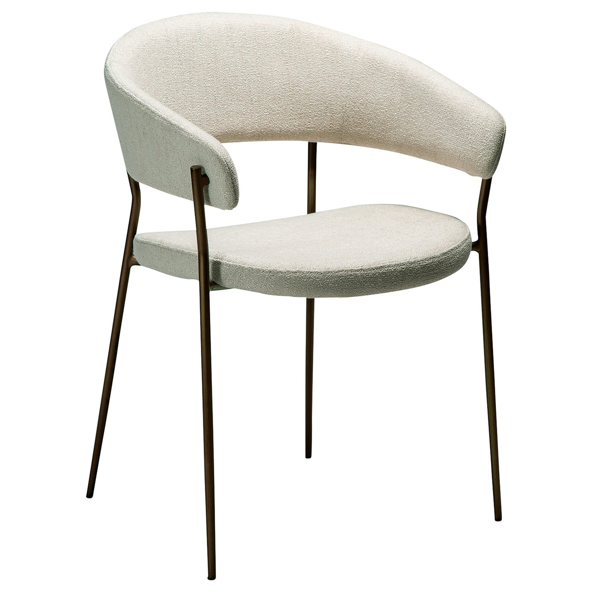 Reboot Stol Simply Beige, Antique Brass