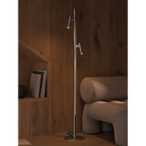 Makoto Satin krom Golvlampa