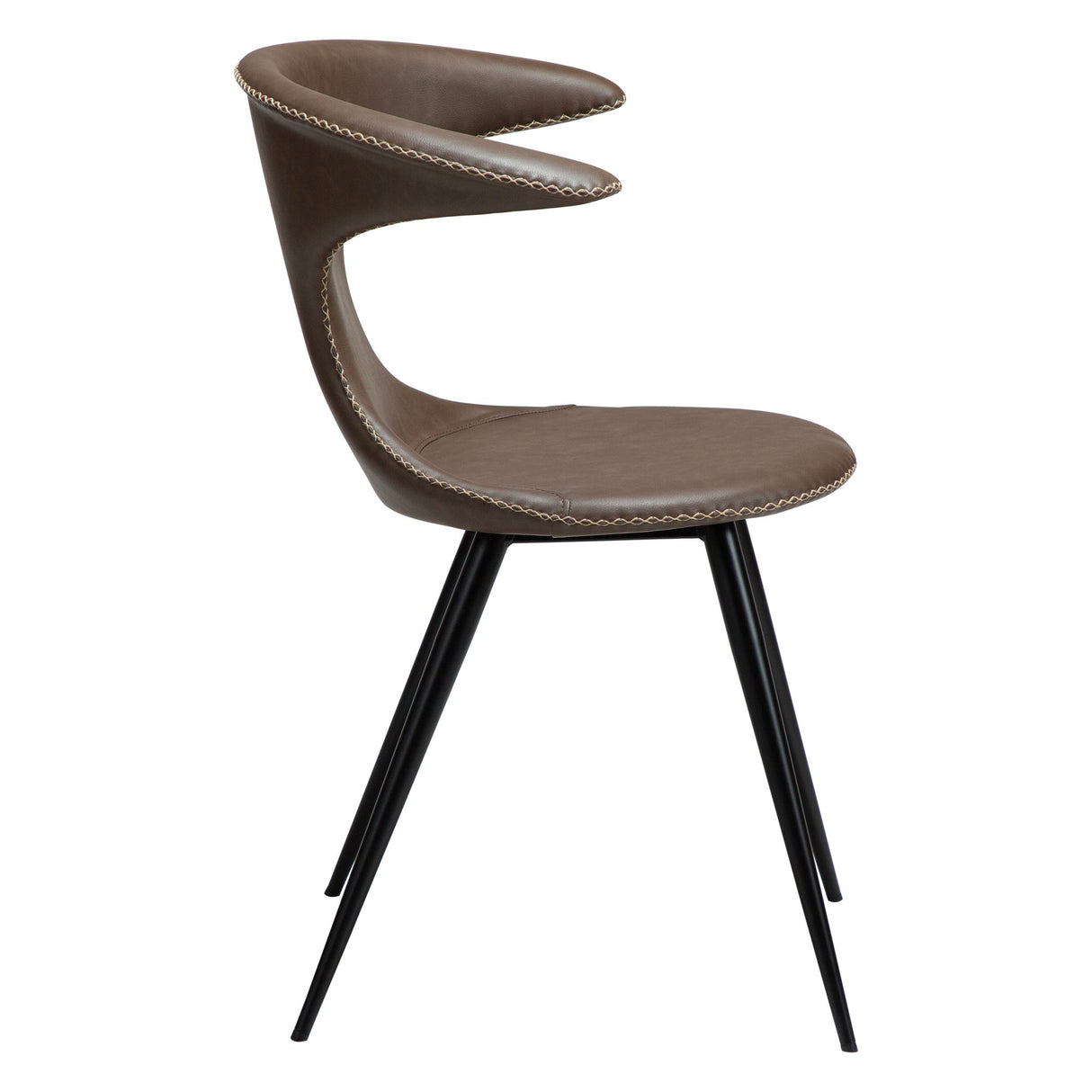 Flair Stol Major Brown Art.Leather, Black