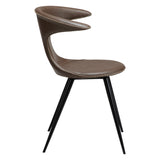 Flair Stol Major Brown Art.Leather, Black