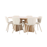 Strada, Lilja Oval matgrupp Beige, Vitpigmenterad, ⌀120