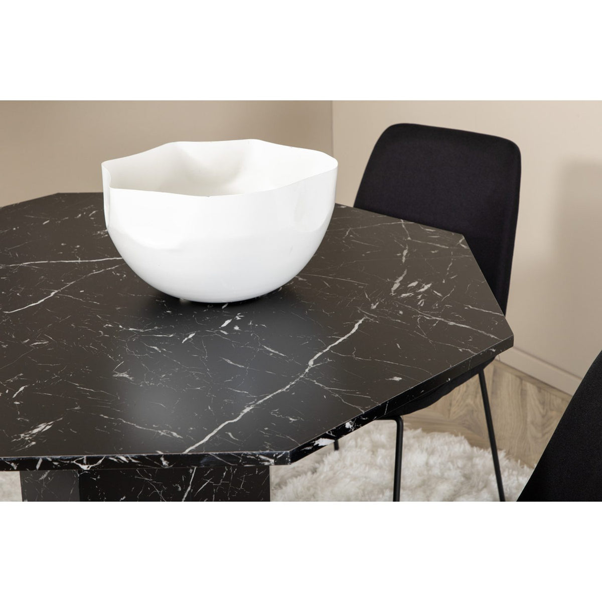 Marbs, Muce Rund matgrupp Svart, Svart, ⌀110