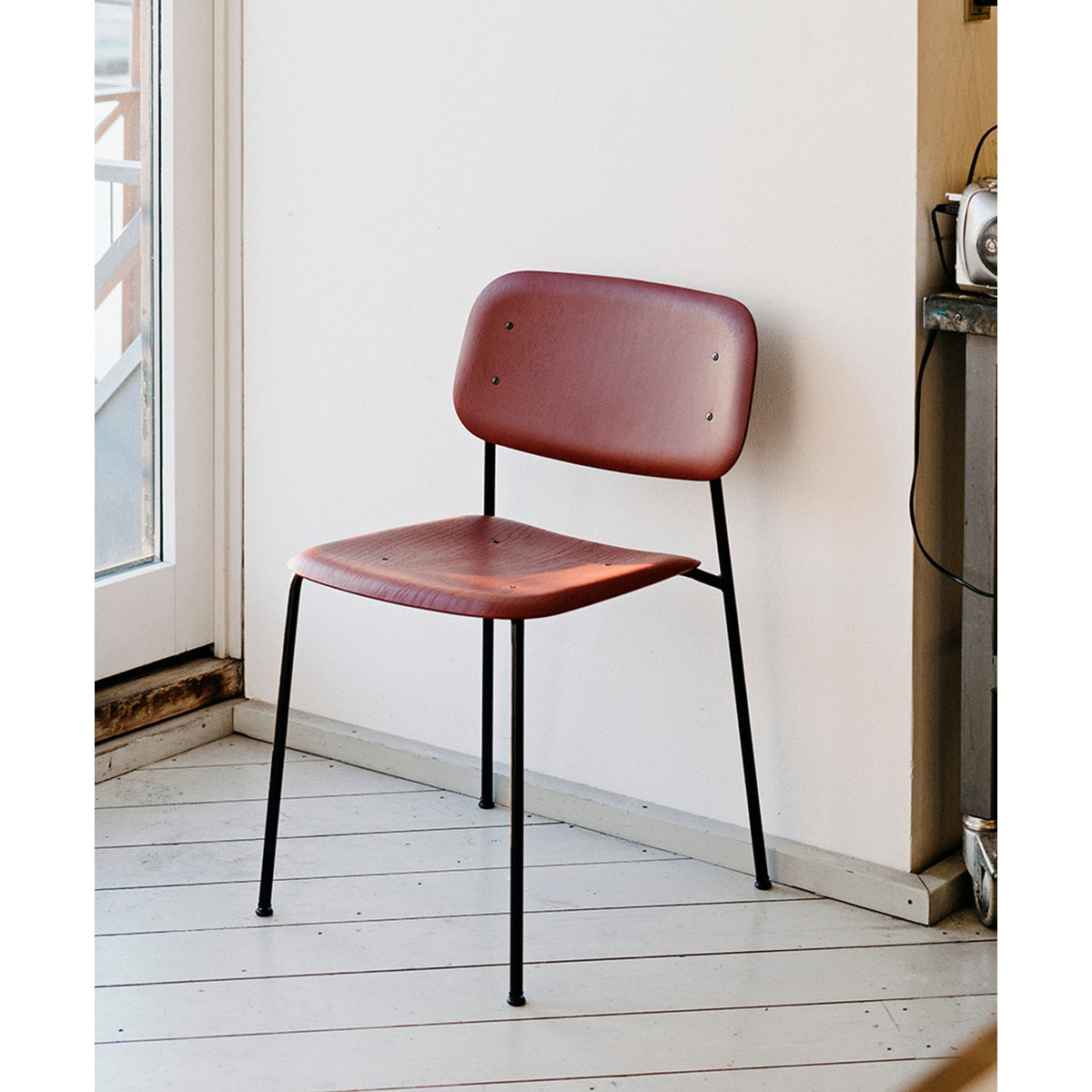 Soft Edge 40 Stol Dusty green – ekfaner med vattenbaserad lack