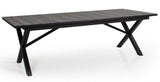 Hillmond Bord 100x238-297 cm Svart/Grå Laminat