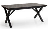 Hillmond Bord 100x166-226 cm Svart/Grå Laminat