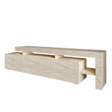 Helsingfors (192 x 53 x 37 cm) travertin TV-bänk