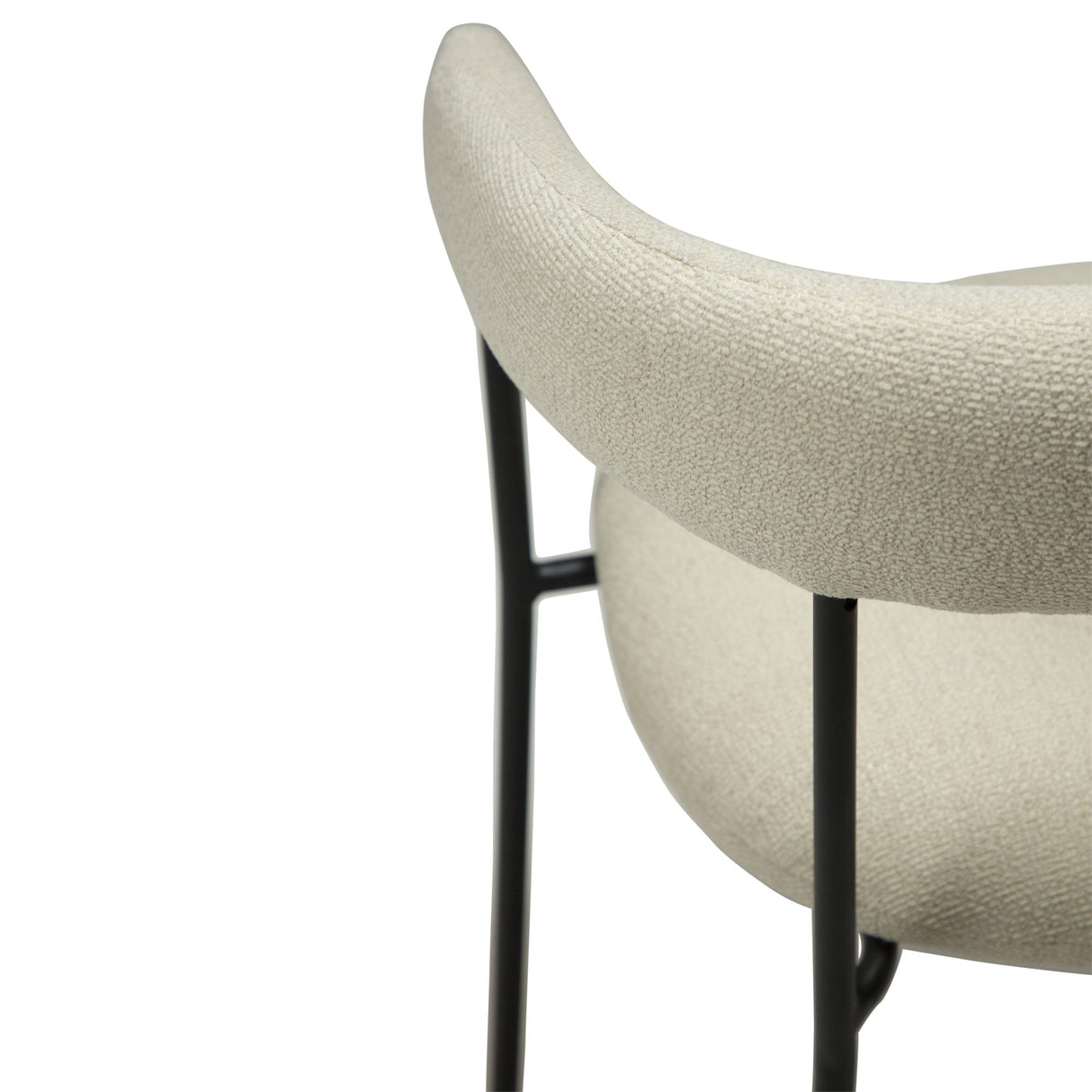 Plenti Stol Bone White, Black