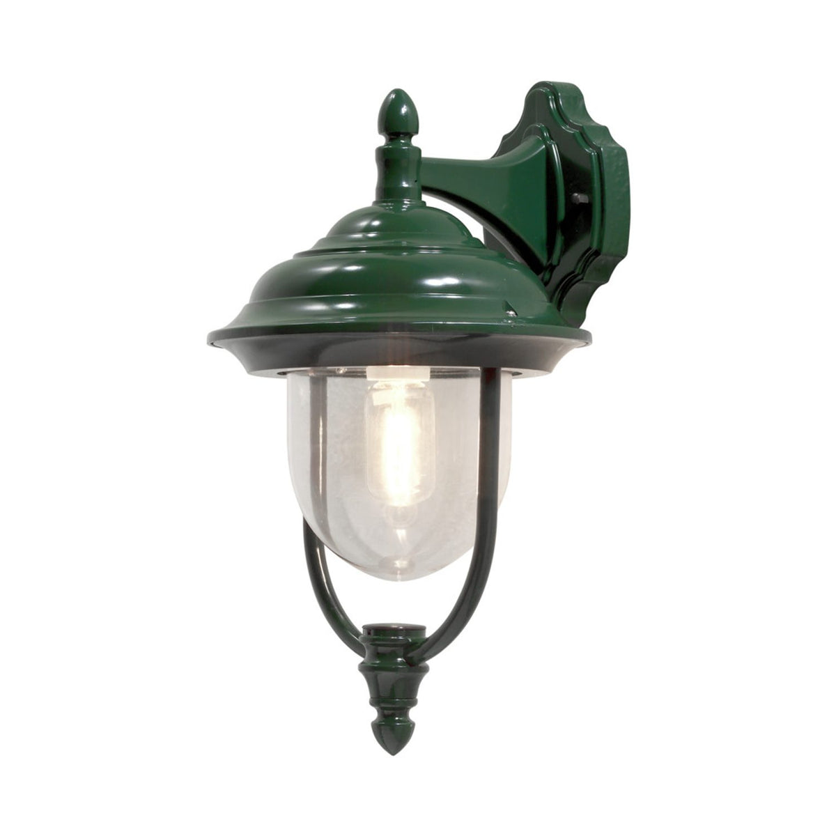 Parma E27 Vägglampa Ute Ned, Grön