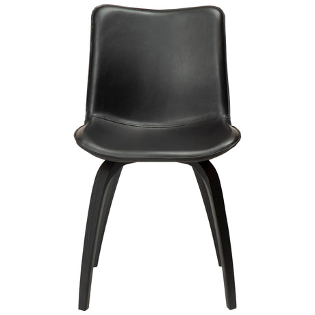 Glee Stol Vintage Black Art.Leather, Black