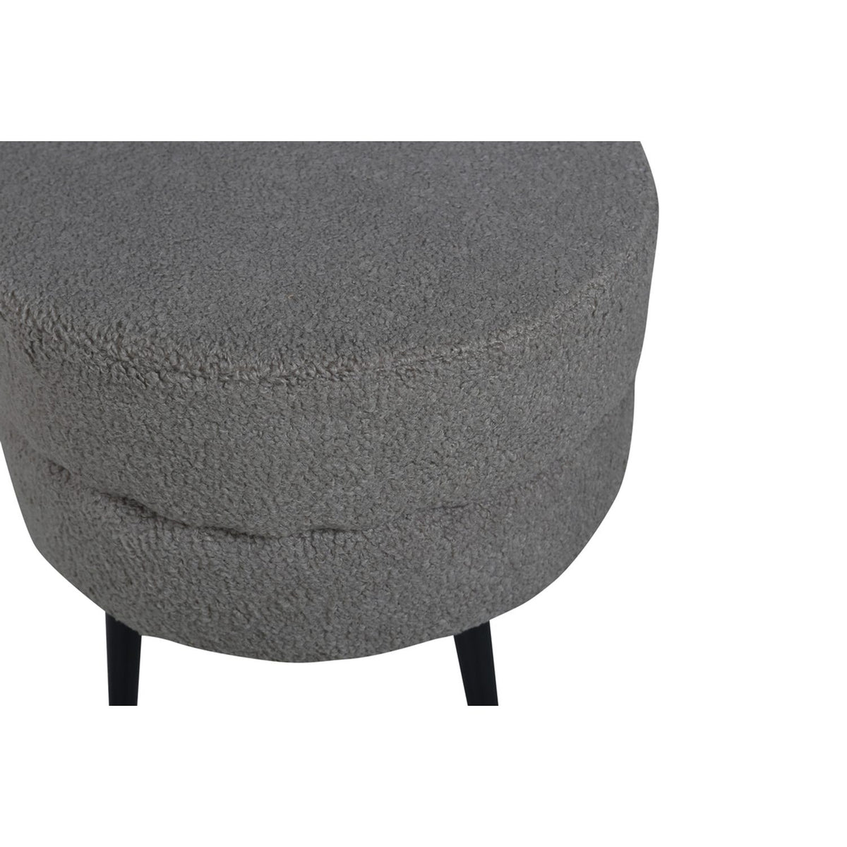 Pot Puff Grå, Polyester teddy