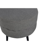 Pot Puff Grå, Polyester teddy