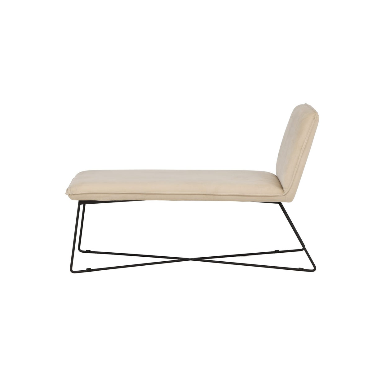 X-lounge Loungestol Beige, 128 x 83 x 71