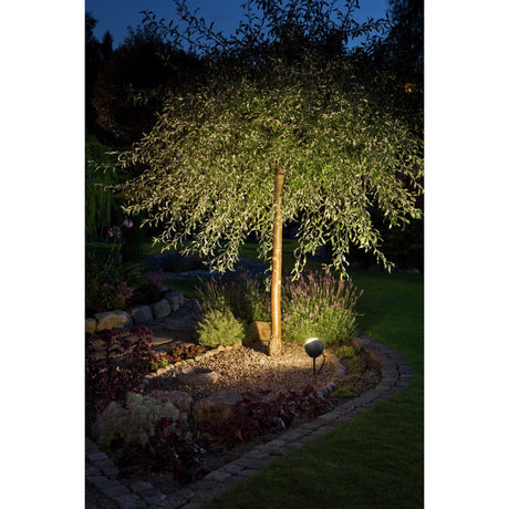 Lecce Mark Svart HP-LED Spotlight Ute