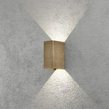 Cremona HP-LED 2x3W 17 cm Vägglampa Ute Mässing