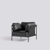 Can 1-sits Fåtölj Sense Black, Black – pulverlackerat stål, Black