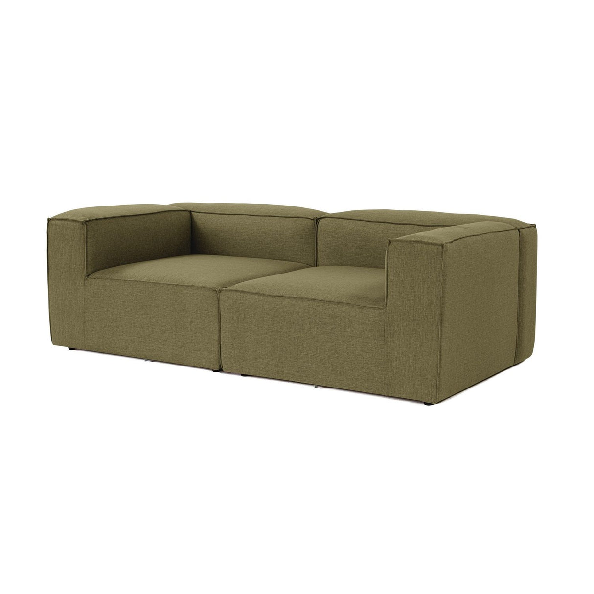 Fora 2-sits (214 x 66 x 105 cm) 2-sitssoffa Grön