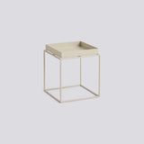 Tray Table L30 × B30 × H34 cm Brickbord Warm beige