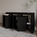 Cork (170 x 80 x 35 cm) Konsolbord Wood Black