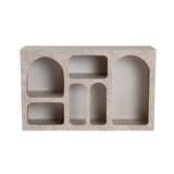 Liva 120 (120 x 74 x 37 cm) Konsol Travertinmarmor sandsten
