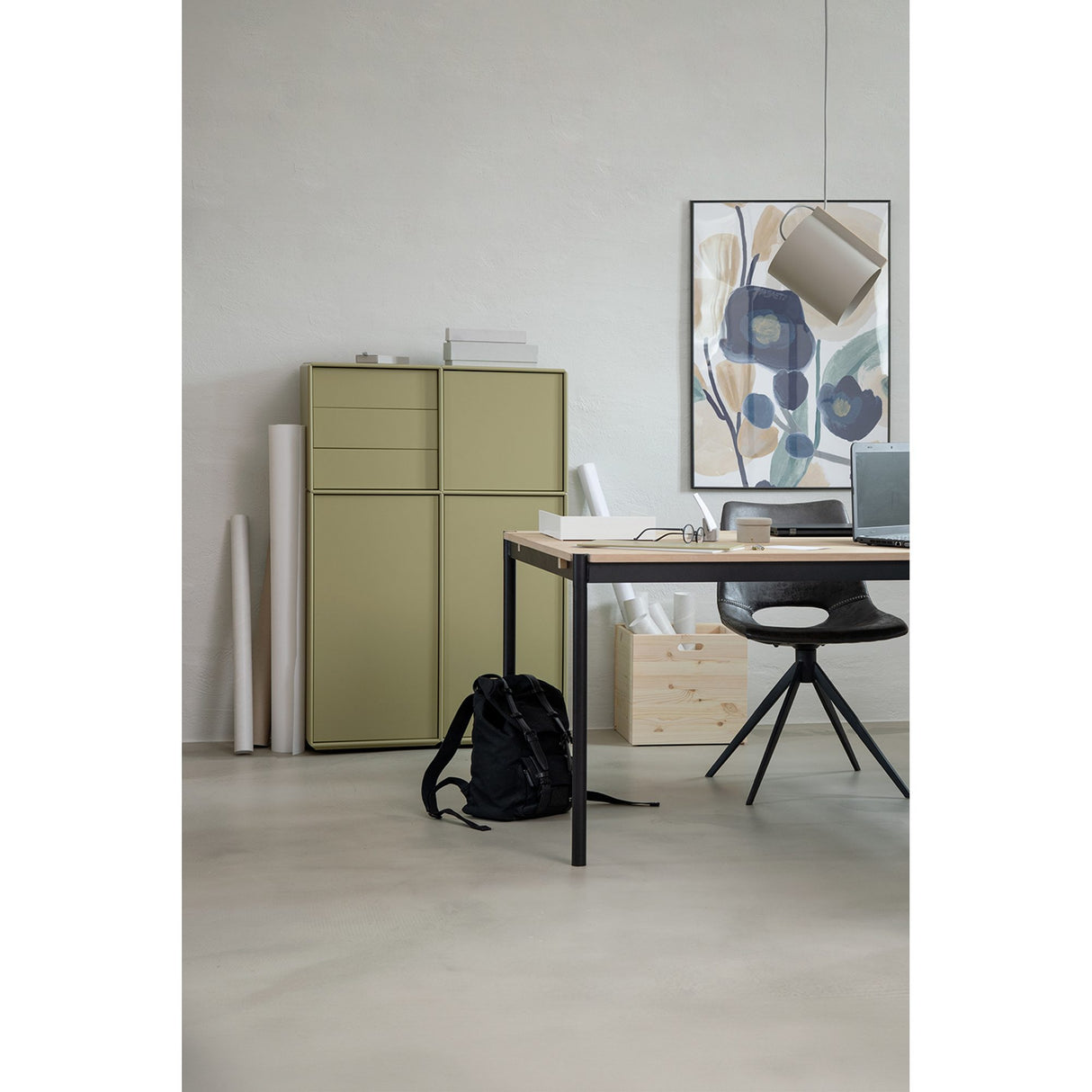 Chicago Quadrant-skåp Oliv